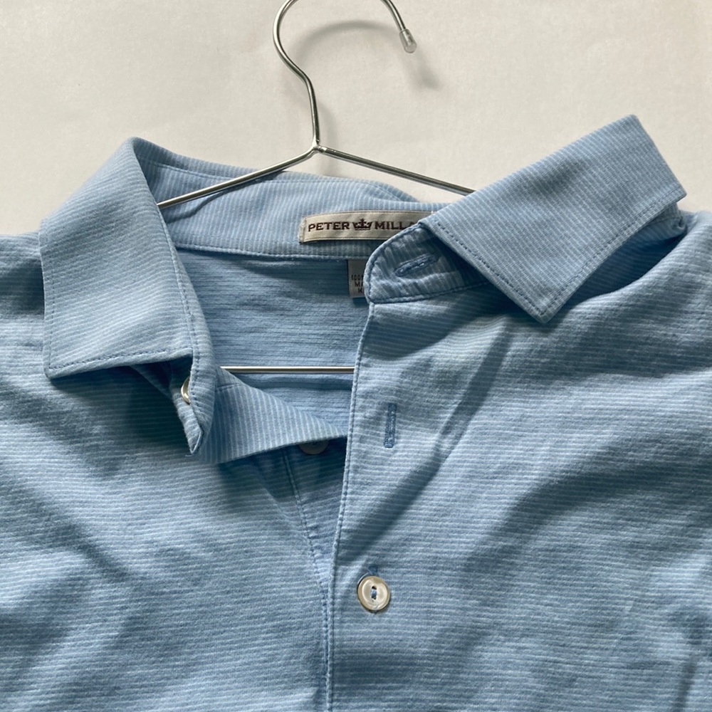 Peter Millar Light Blue Polo (Large)